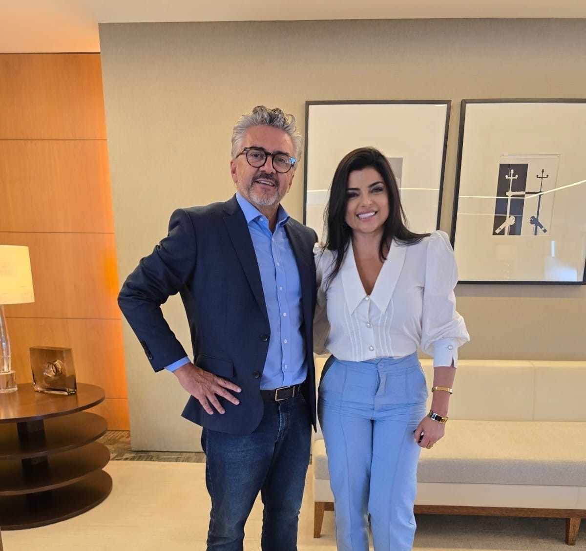 Reconhecimento em cerimônia com Rivaldo Leite, CEO da Porto